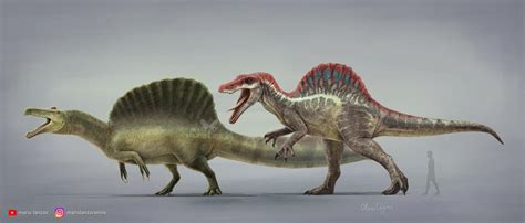 Spinosaurus. Jurassic Park design vs Paleoart by MarioLanzas on DeviantArt