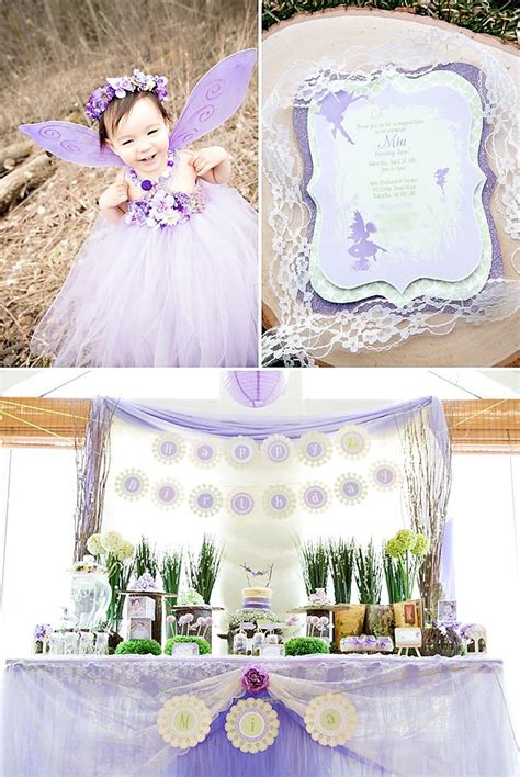 Dreamy Lavender Woodland Fairy Party // Hostess with the Mostess®