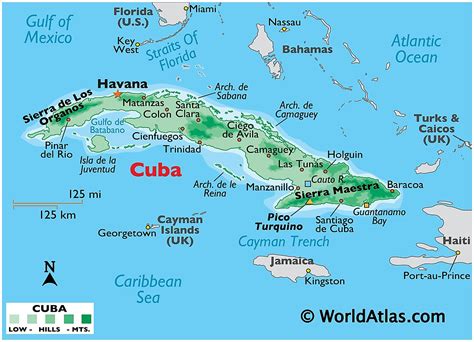 Mapa De Cuba