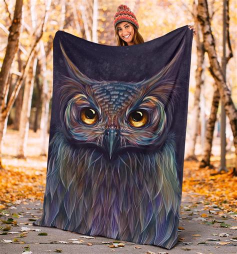 Owl Baby Blanket Owl Lovey Blanket Owl Blanket Sherpa Blanket HG ...