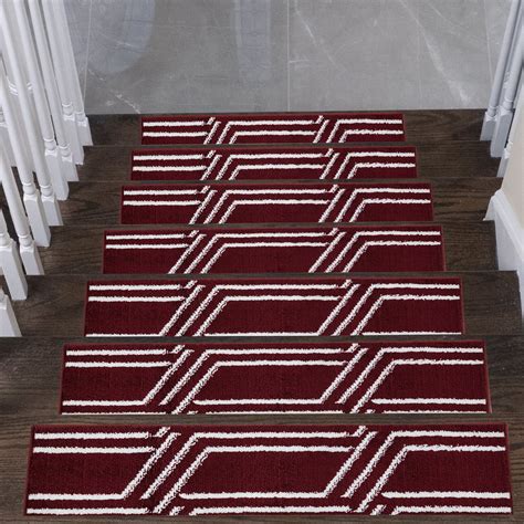 Carpet Stair Treads for Wooden Steps - Indoor Staircase Step Treads ...