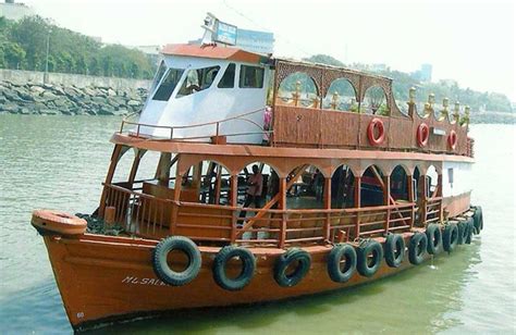 Party Ferry Boat (Brown) on Charter in Mumbai at Gateway of India