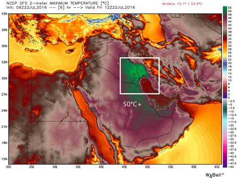 Last week Kuwait and the city of Basra in Iraq sweltered in 54C heat ...