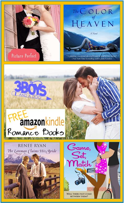 10 Free Kindle Books (romance for women) – 3 Boys and a Dog