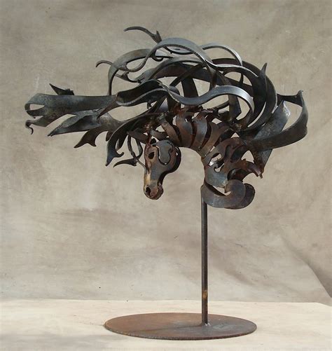 Metal Horse Art Sculpture by Florida Artist Doug Hays