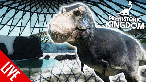 INDOOR T. REX HABITAT | Prehistoric Kingdom LIVE build - YouTube