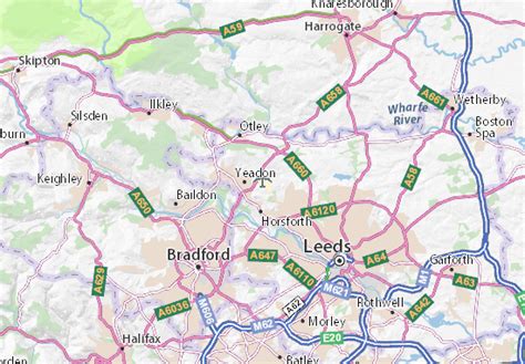 MICHELIN Leeds-Bradford Airport map - ViaMichelin