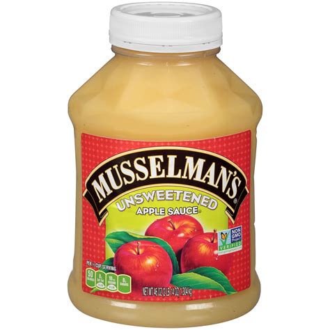 Musselman's Unsweetened Applesauce, 46 oz - Walmart.com