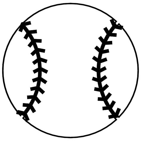 Baseball Outline: Printable Templates and Clipart