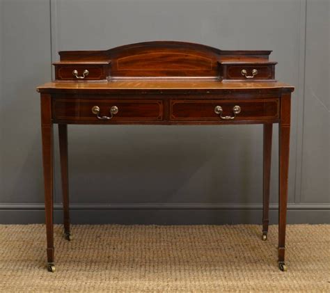 Edwardian Mahogany Antique Writing Table / Desk