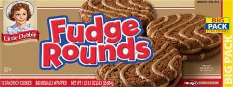 Little Debbie Fudge Rounds Big Pack, 12 ct / 2 oz - QFC