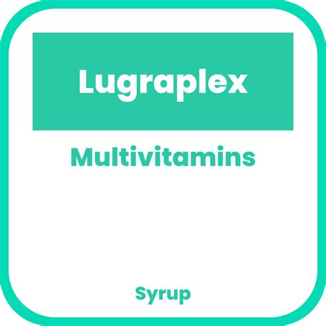 LUGRAPLEX Multivitamins 60mL Syrup price in the Philippines | MedsGo ...