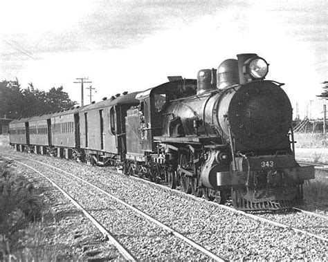 NZR, New Zealand Railways, Dunedin, 1957 | Train, Steam trains, New zealand