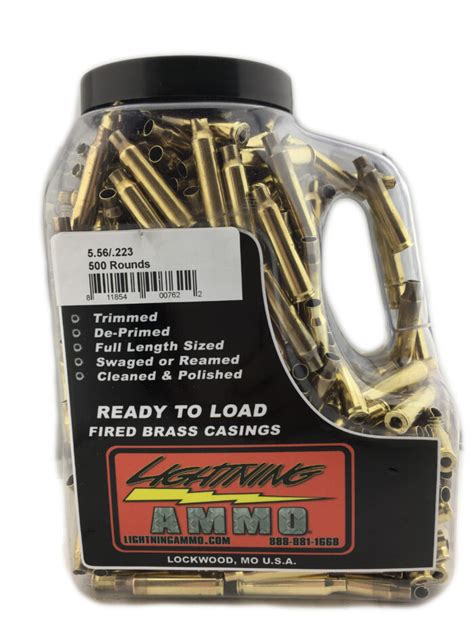 5.56/.223 – Reconditioned Brass - Lightning Ammo