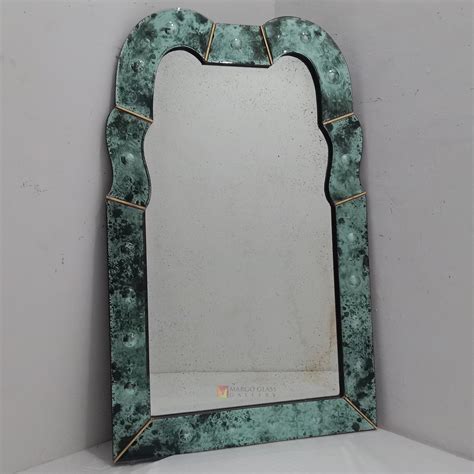 Antique Mirror Green Frame MG 014513