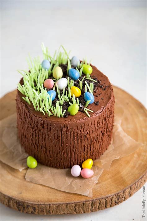 Easter Egg Chocolate Cake - The Little Epicurean