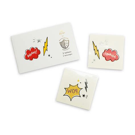 Superhero Temporary Tattoos - Pixie Party Boutique