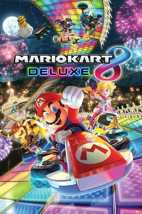 Super mario kart 8 deluxe maxi poster