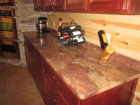 Beautiful Bordeaux red granite countertop. | Vibrant Red Granite ...