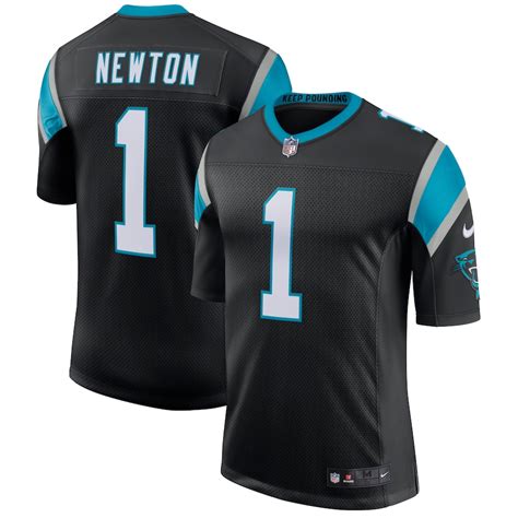 Men's Carolina Panthers Cam Newton Nike Black Classic Limited Player Jersey