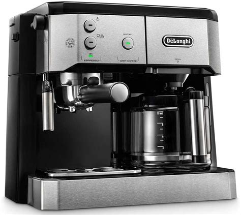 DeLonghi BCO421.S Combi Dual Coffee Machine - Crema