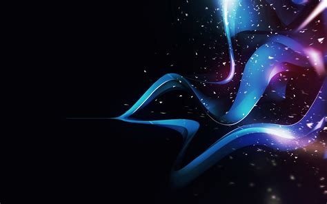 Blue and Black Abstract Wallpaper - WallpaperSafari