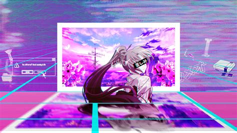 Baixe Papéis de Parede do Vaporwave Anime Girl Aesthetic Pfp ...