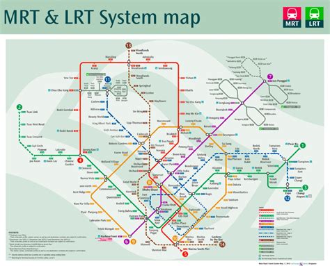 Map Of Singapore Mrt Expansion