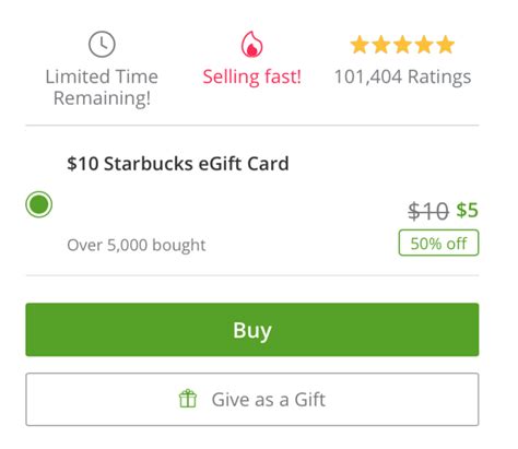 Hot Deal Starbucks $10 Gift Card For Only $5! - Points Miles & Martinis