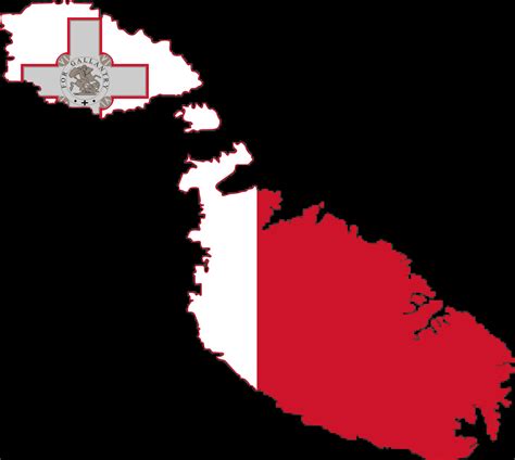 Flag map of Malta | Symbol Hunt