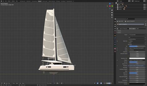 Catamaran lagoon 42 model - TurboSquid 1702050