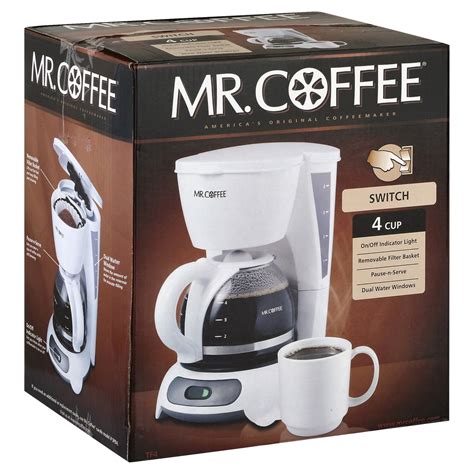 Mr. Coffee 4 Cup Coffee Maker - White DR4-NP 1 ct | Shipt