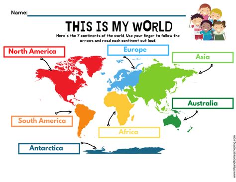 The 7 Continents Printable Activity | Made By Teachers