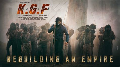 KGF Chapter 2 first look: Yash is back as Rocky | Regional News - The ...