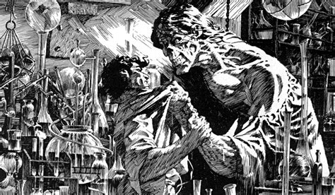 The Late Bernie Wrightson's Original 'Frankenstein' Art for Marvel ...