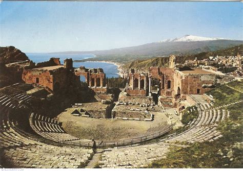 Taormina - The Ancient theatre (Teatro Antico di Taormina), Taormina ...