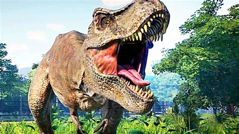 JURASSIC WORLD EVOLUTION Gameplay Trailer (2018) Dinosaurs Video Game ...