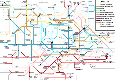 Oyster Card Zones 1 9 Map - Keith N Olivier