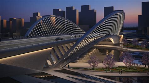 Santiago Calatrava designs three Bridges in Huashan | A As Architecture