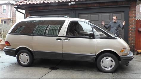 The Toyota Previa Is the Weirdest Minivan Ever - YouTube