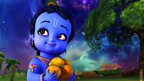 Little Krishna Cartoon HD Krishna Wallpapers | HD Wallpapers | ID #60254