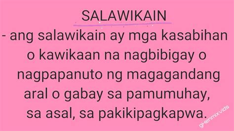 Halimbawa Ng Sawikain