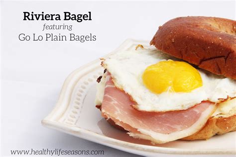 Riviera Bagel featuring Go Lo Plain Bagels | Healthy Life Seasons ...