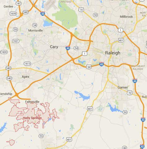 A town of Holly Springs, NC MAP! | Holly springs, Map, Interactive map