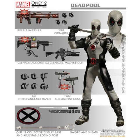 Marvel DEADPOOL X-FORCE ONE:12 Collective Action Figure by Mezco - Spec ...