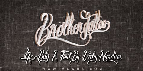 Brother Tattoo font free download • AllBestFonts.com