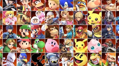 Super smash bros ultimate characters list - dunviews