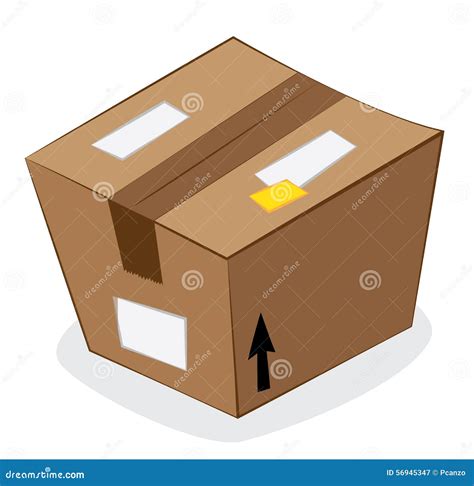 Carton Package Stock Vector - Image: 56945347