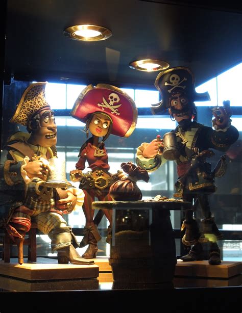 Claymation characters from The Pirates Band of Misfits on display ...