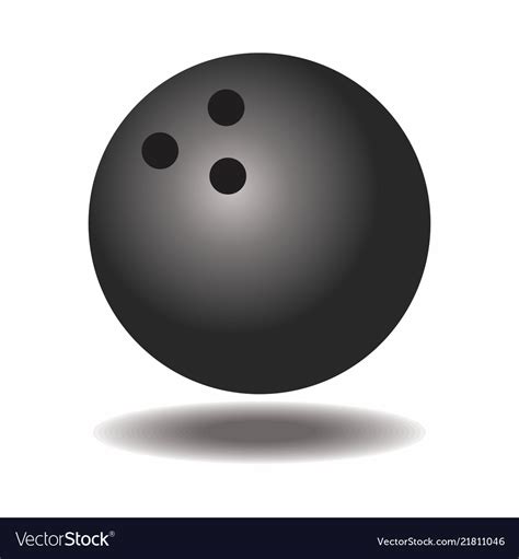 Bowling ball Royalty Free Vector Image - VectorStock